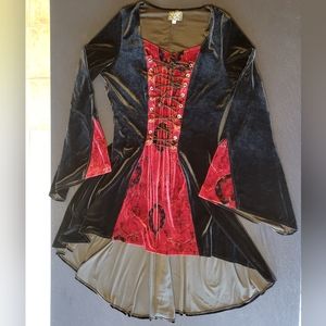 Shrine Dragon Lady High-Low Dress